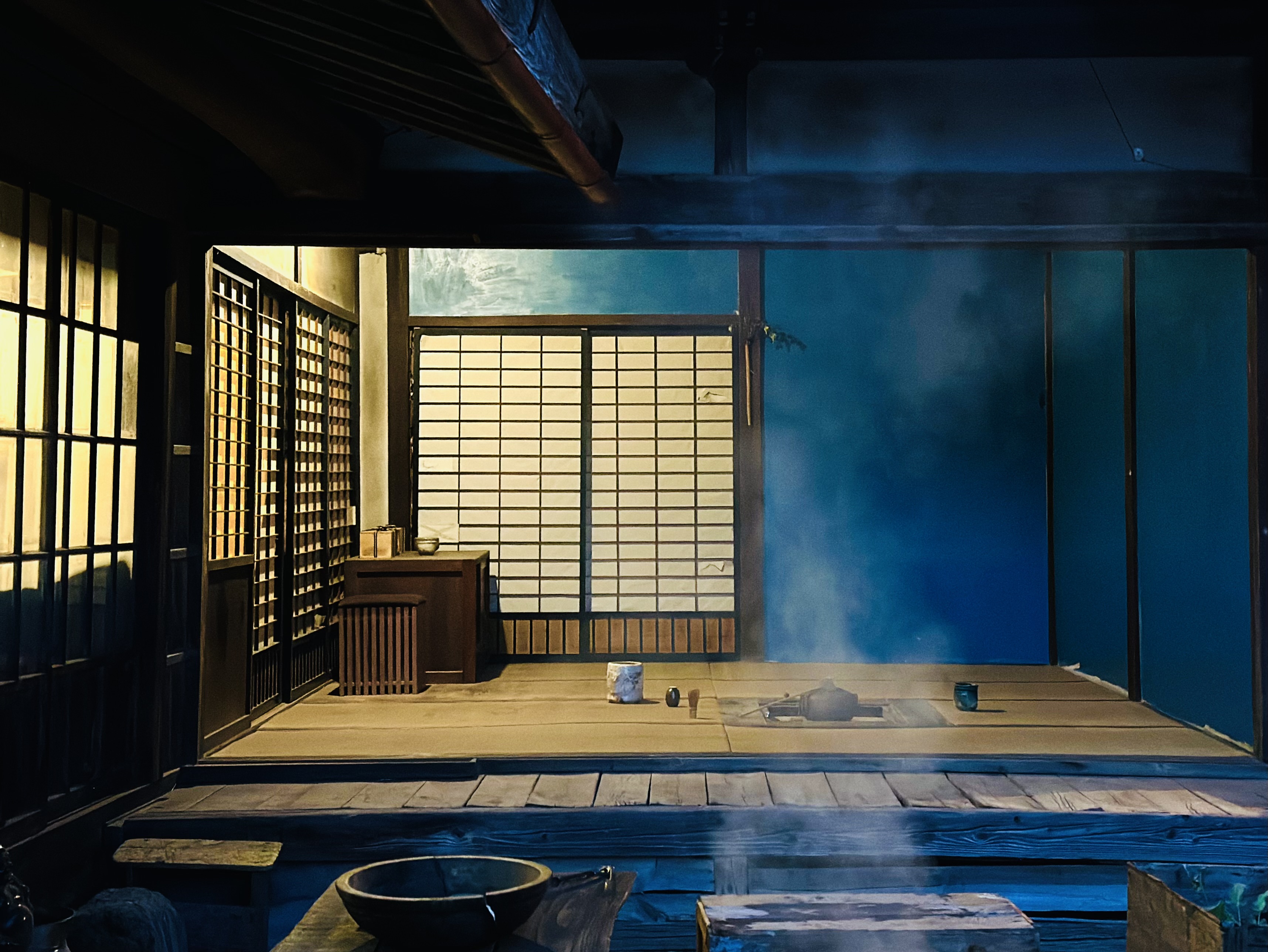 青の茶室